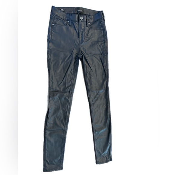 White House Black Market Denim - White House Black Market High-Rise Coated Skinny Jeans